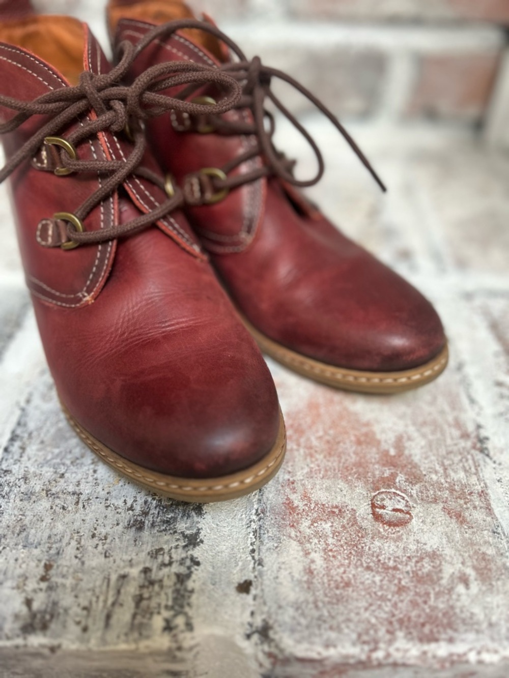 Pikolinos Zaragoza women's ankle boots red mahogany Size 38 - Picture 5 of 16